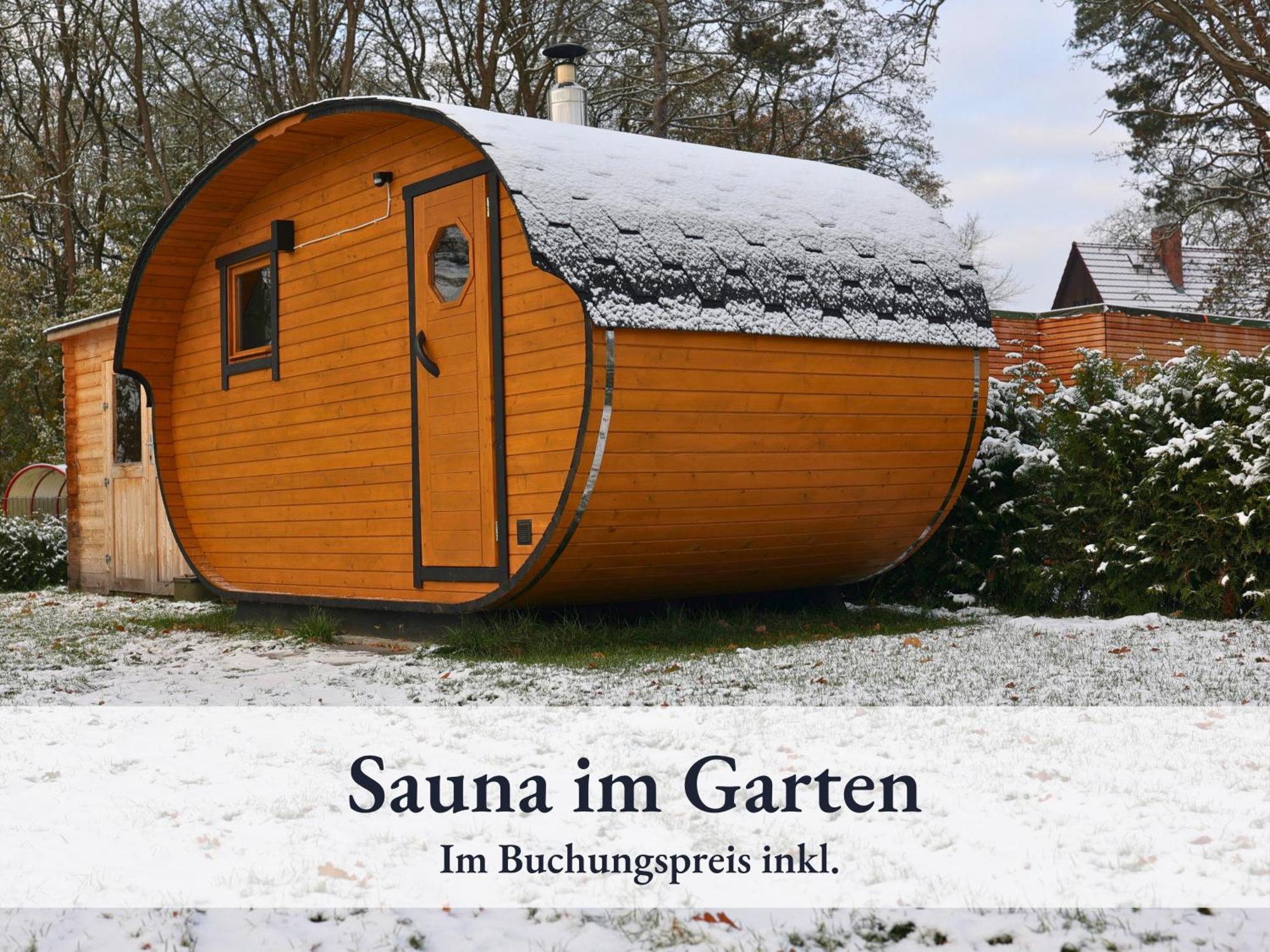 Fewo River I Wellnesstraum I Winterentspannung I Inkl Badefass I Kamin I Sauna Wendisch Rietz Esterno foto